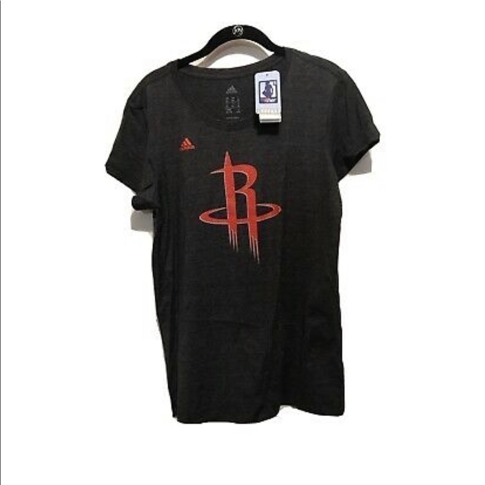 (Bonus Jewelry included ‼️‼️)Adidas NBA Houston Rockets Women Short Sleeve Tee